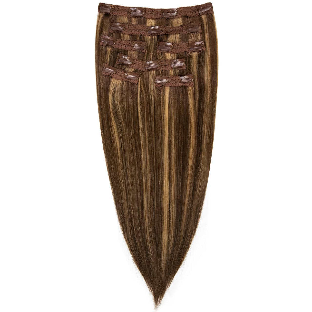 AVERA #4/27 Mix Balayage Clip-In Hair Extension